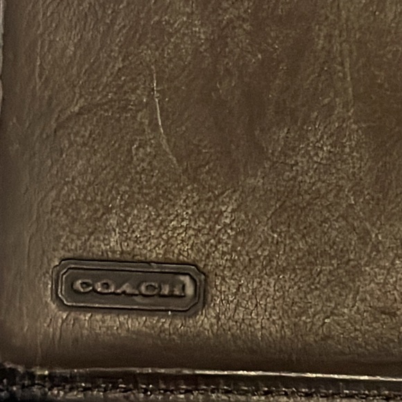 Vintage Coach New with Box Brown soft Leather phone book - Picture 12 of 16